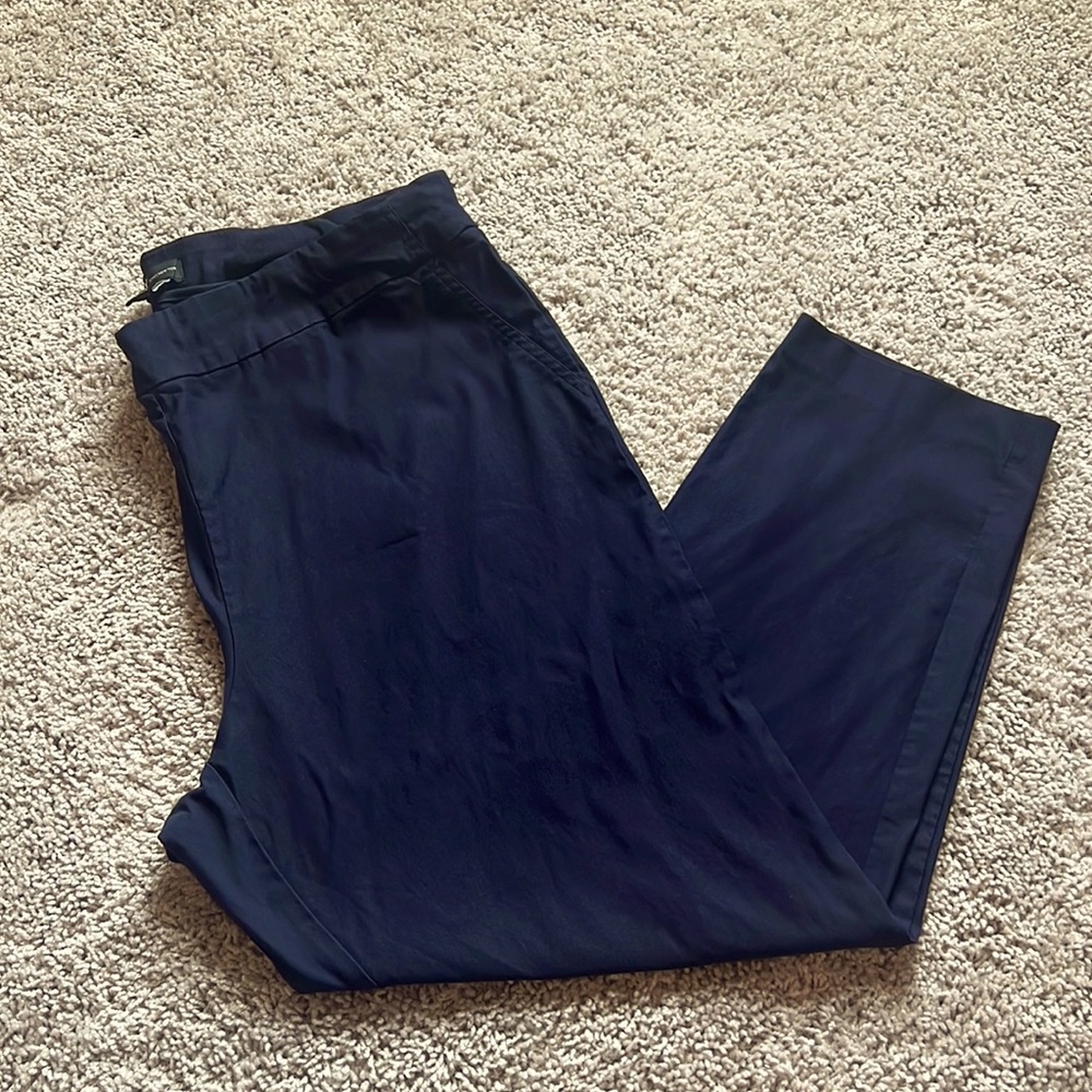 Jones New York Navy Ankle Pant